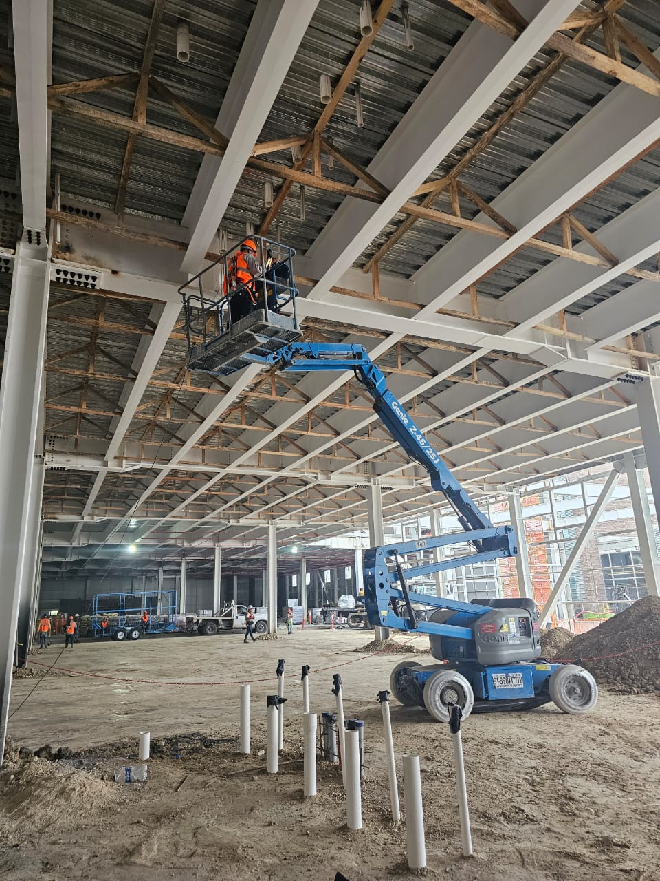 Trabajo en altura sobre estructura